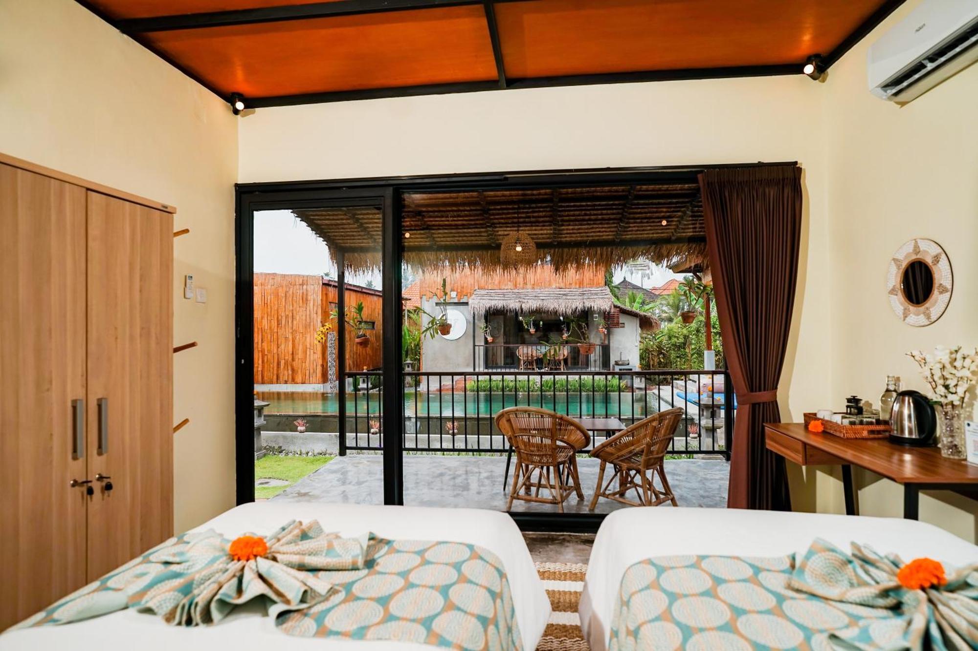 Nila Chandra Bungalows Ubud Exterior foto